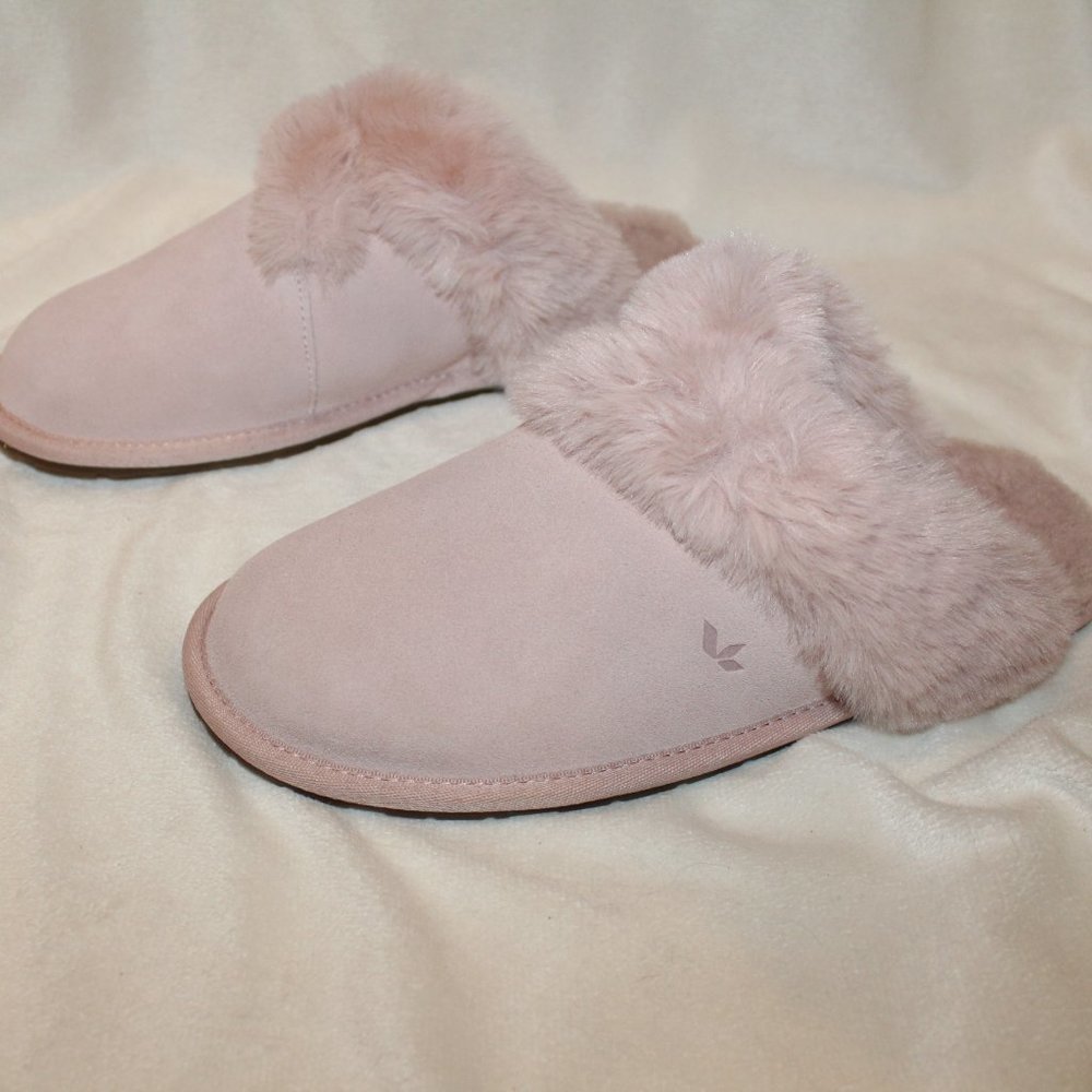 NIB UGG KOOLABURRA WOMEN'S SUEDE SCUFF‎ SLIP ON SLIPPERS PINK